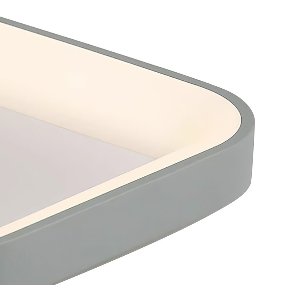 Scandinavian Acrylic Flat LED Square Flush Mount