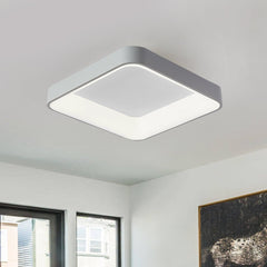 Scandinavian Acrylic Flat LED Square Flush Mount