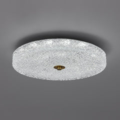 Sparkle Glass LED Flush Mount