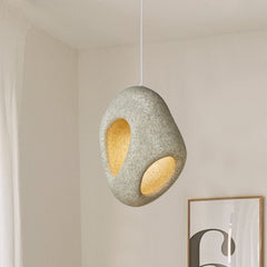 Spots Eggshell Tone Pendant Light