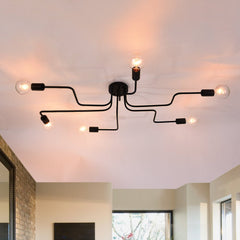 Sputnik Linear Semi Flush Mount