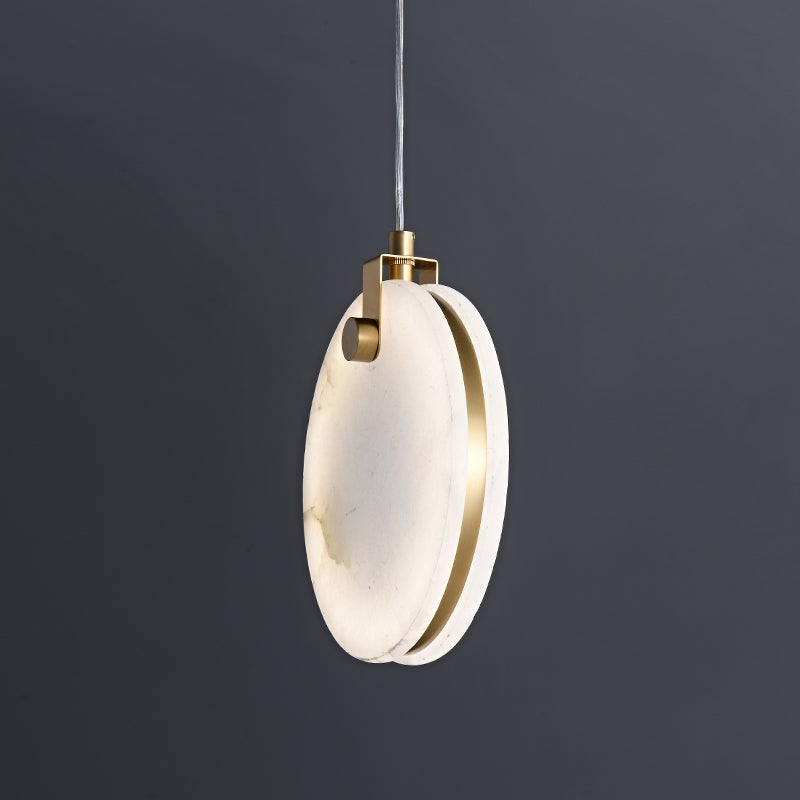 Transmission Marble Stone Shade Pendant Light
