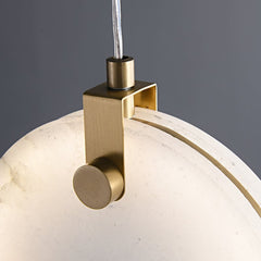 Transmission Marble Stone Shade Pendant Light