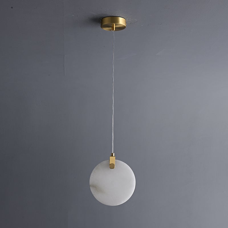 Transmission Marble Stone Shade Pendant Light