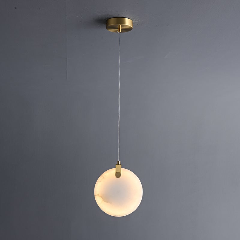 Transmission Marble Stone Shade Pendant Light