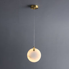 Transmission Marble Stone Shade Pendant Light
