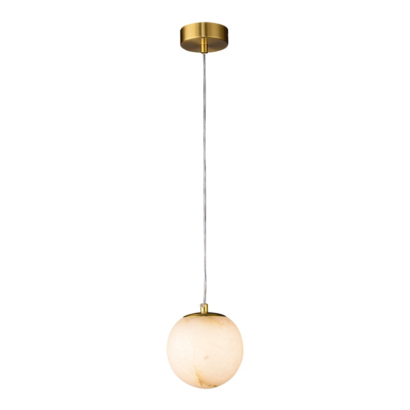 Transmission Pendant Light in Marble Diffuser