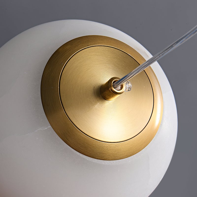 Transmission Pendant Light in Marble Diffuser