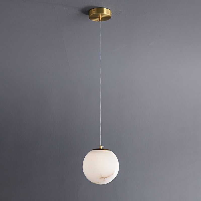Transmission Pendant Light in Marble Diffuser