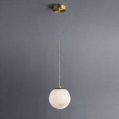 Transmission Pendant Light in Marble Diffuser