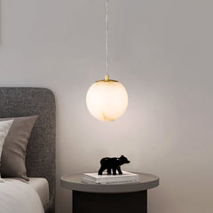 Transmission Pendant Light in Marble Diffuser