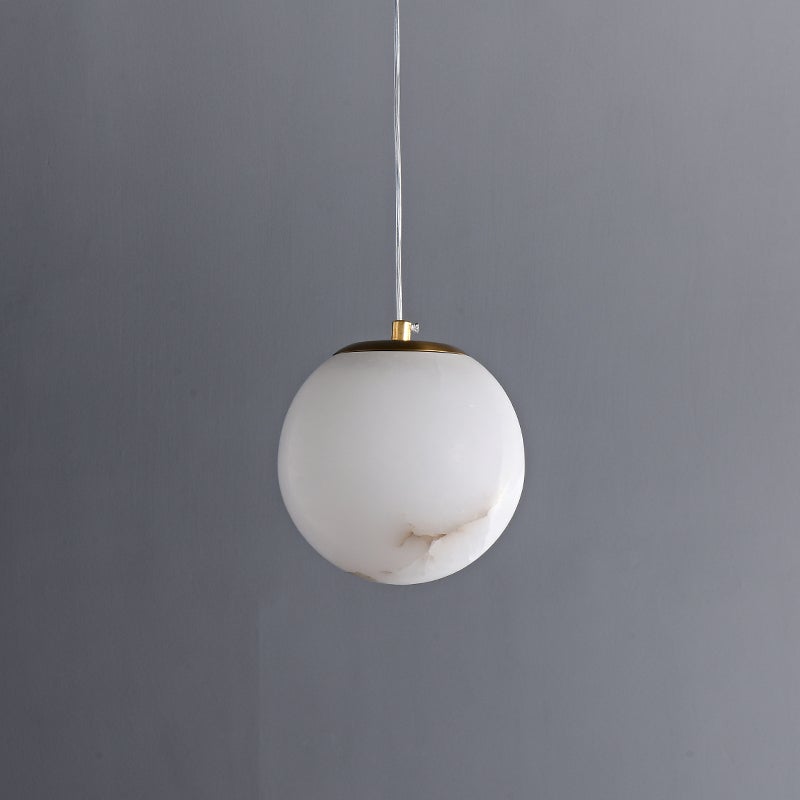 Transmission Pendant Light in Marble Diffuser