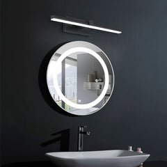 Ultra-thin Bathroom Vanity Light Armed LED Wall Sconce in Brushed Black/White
