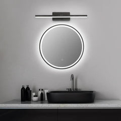 Ultra-thin Bathroom Vanity Light Armed LED Wall Sconce in Brushed Black/White