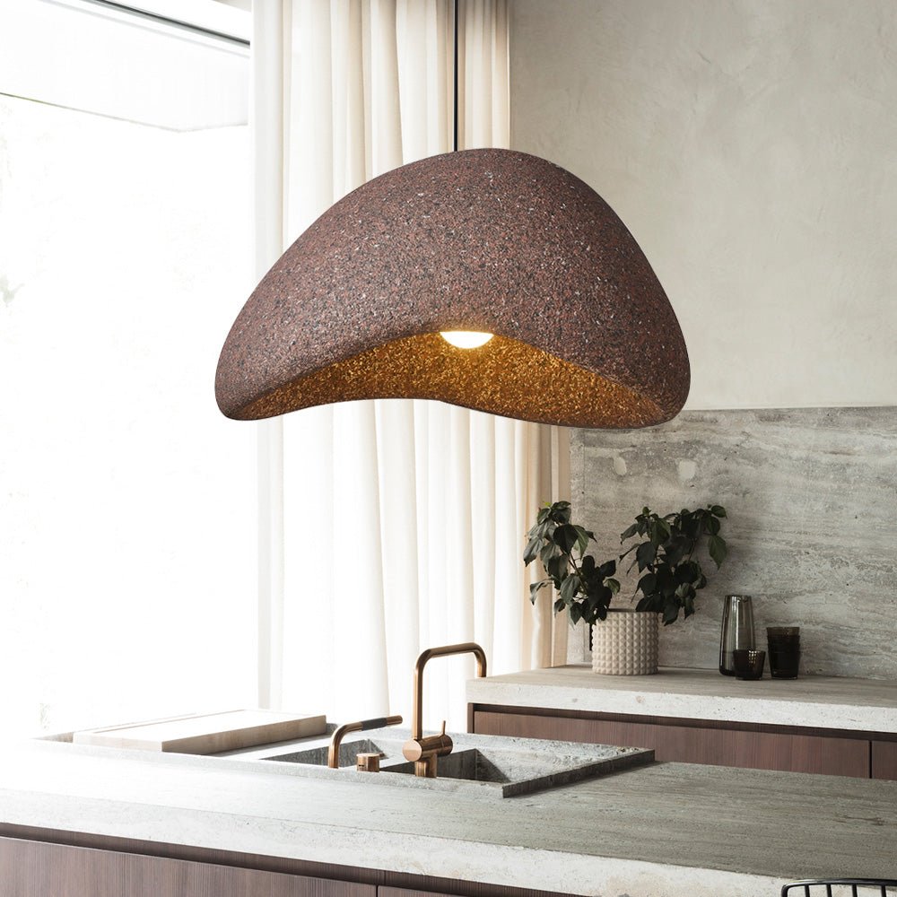 Unique Handmade Speckled Pendant Light