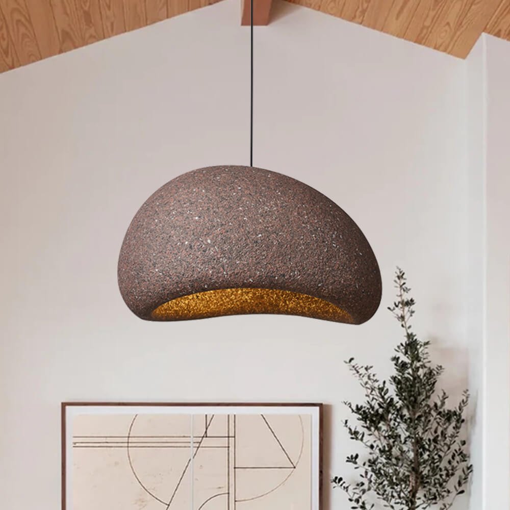 Unique Handmade Speckled Pendant Light