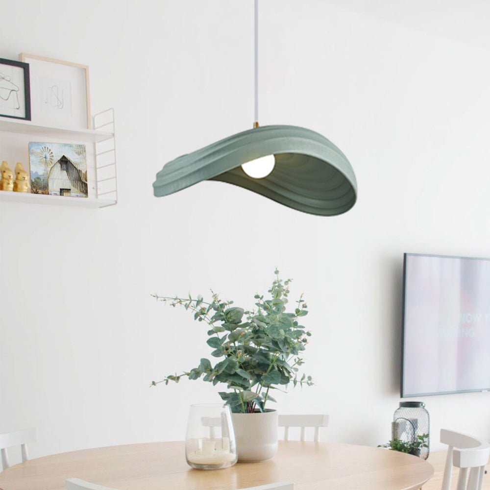 Unique Layered Shape Curved Pendant Light