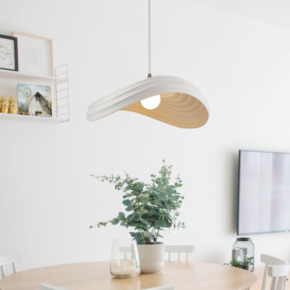 Unique Layered Shape Curved Pendant Light