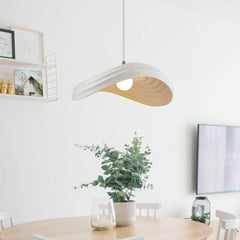 Unique Layered Shape Curved Pendant Light