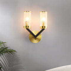 V-shape Cylinder Creative Vanity Wall Sconce