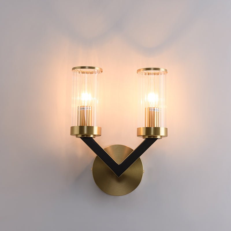 V-shape Cylinder Creative Vanity Wall Sconce