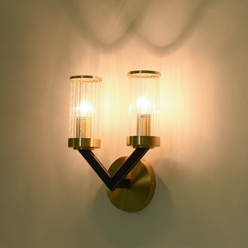 V-shape Cylinder Creative Vanity Wall Sconce