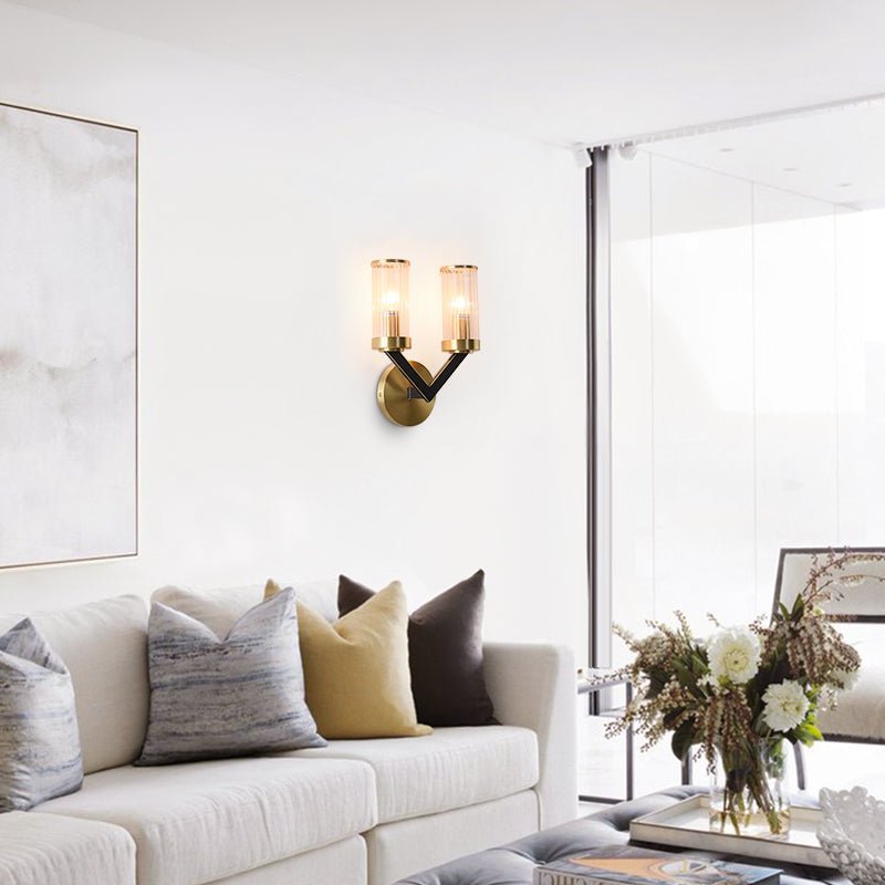 V-shape Cylinder Creative Vanity Wall Sconce