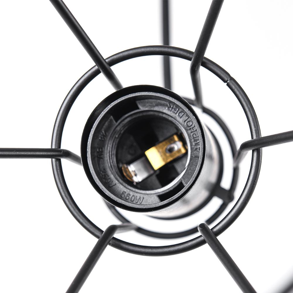 Vintage Cage 1 - Light Single Geometric Pendant Light
