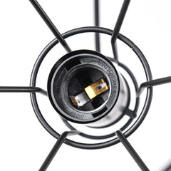 Vintage Cage 1 - Light Single Geometric Pendant Light