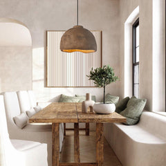 Wabi-Sabi Bell-Shaped Pendant Lighting