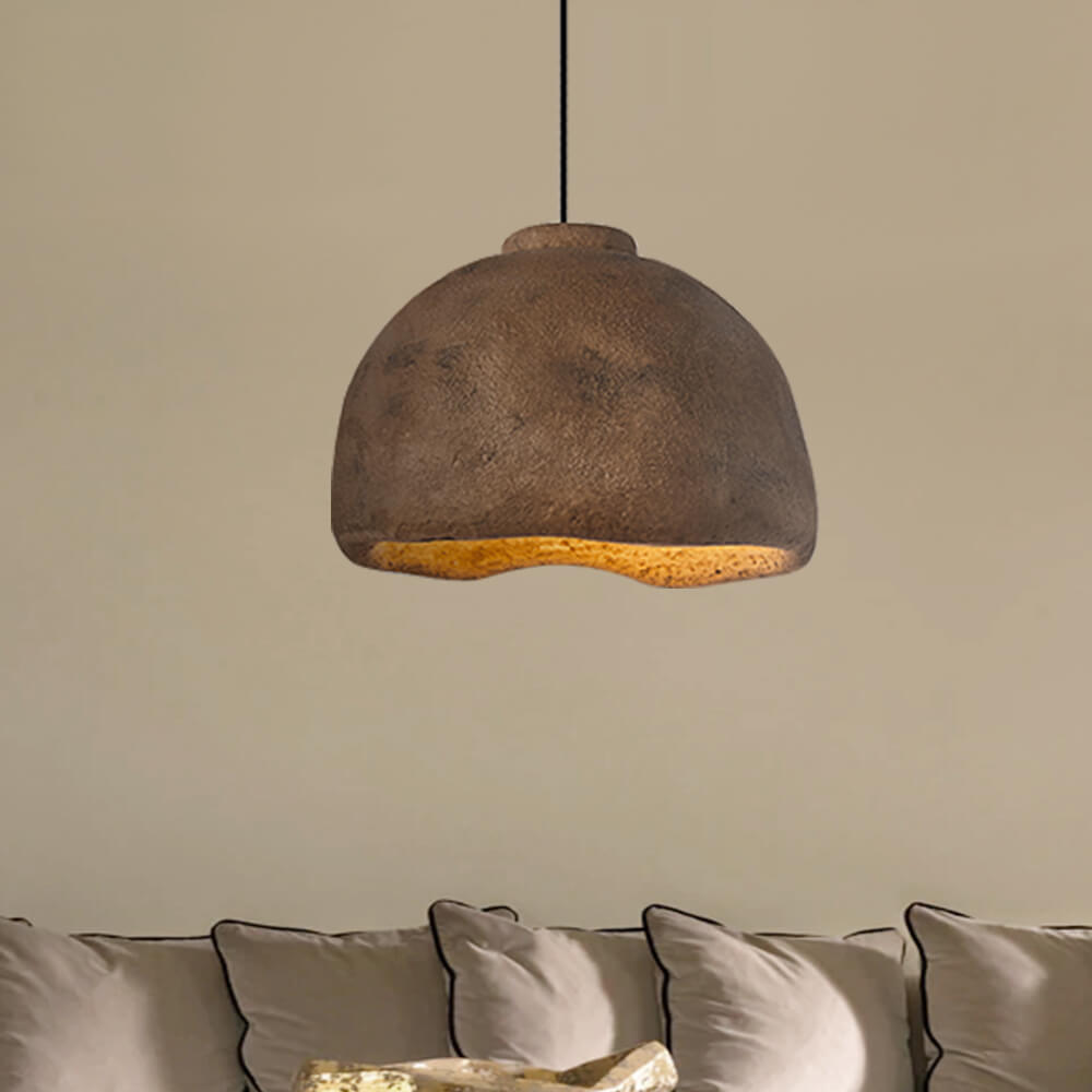 Wabi-Sabi Bell-Shaped Pendant Lighting