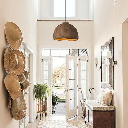 Wabi-Sabi Bell-Shaped Pendant Lighting