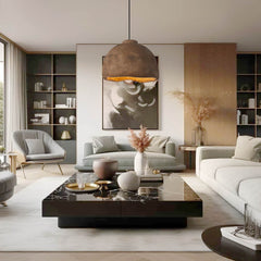Wabi-Sabi Bell-Shaped Pendant Lighting