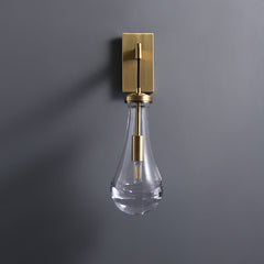 Water Drop Glass Shade Wall Sconce
