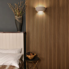 T6216 Curved Plaster Wall Light