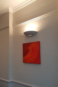 T6218 Curved Plaster Wall Light