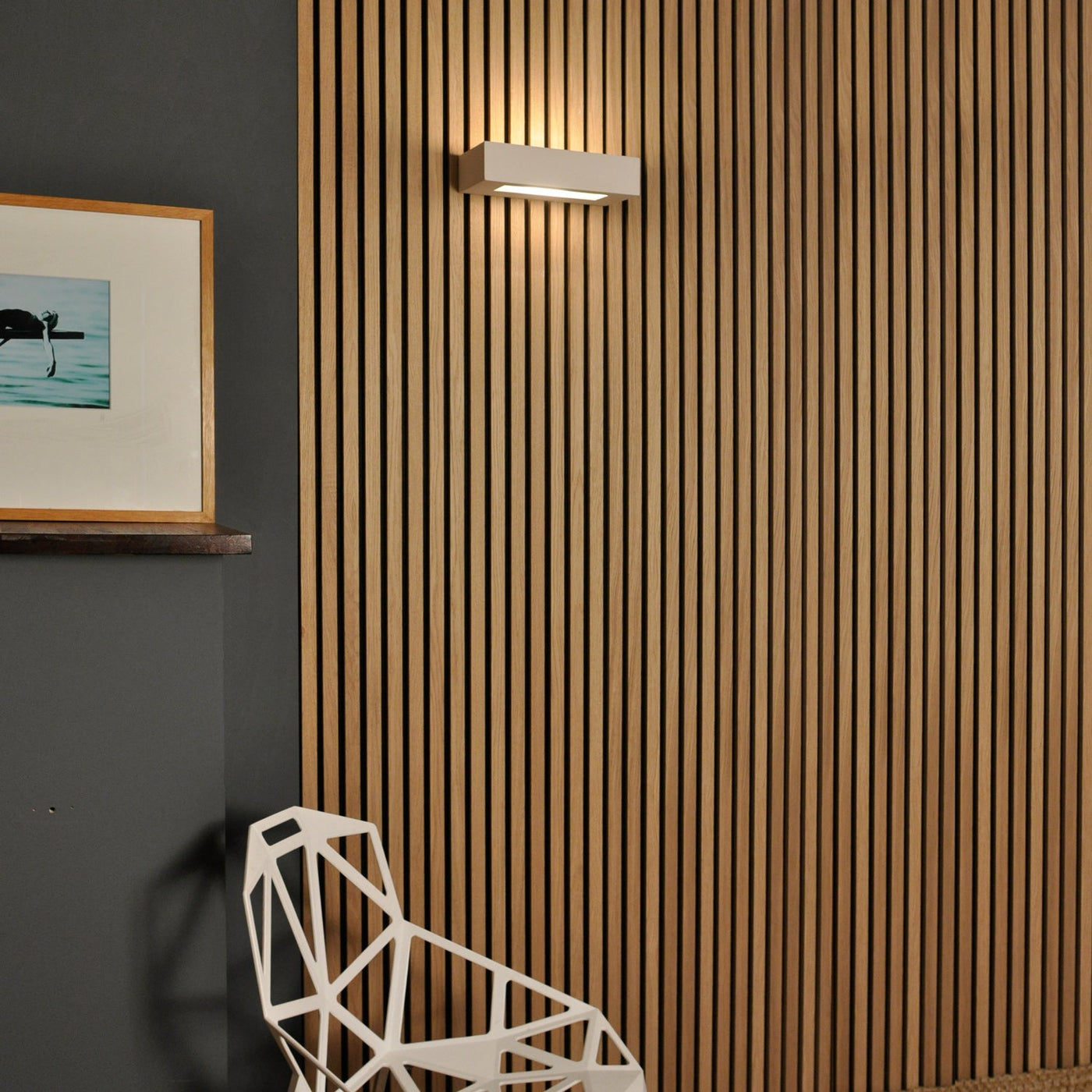 TR9455 Linear Plaster Wall Light