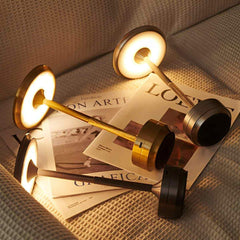 Dimmable Table Lamp – Gold/Silver/Black, Modern Design with USB-C Charging Function for the Living Room or Bedroom