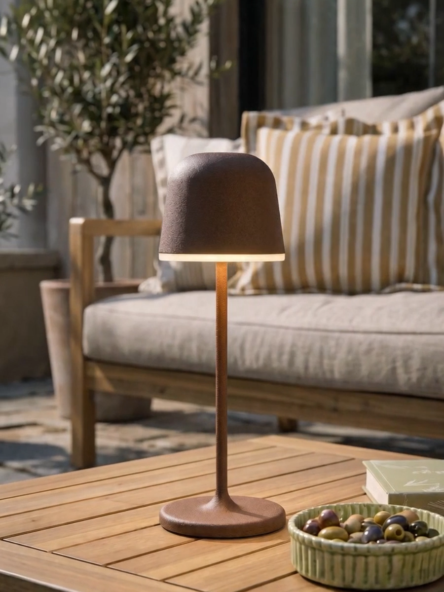 Nocturne Rechargeable LED Table lamp - Rust