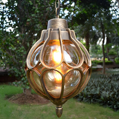 Waterproof Aluminium Ball Outdoor Chandelier Light Hanging Pendant Light