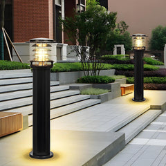 Waterproof Cylinder Tiered LED Outdoor Landscape Lighting