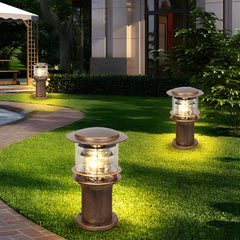 Waterproof Cylinder Tiered LED Outdoor Landscape Lighting