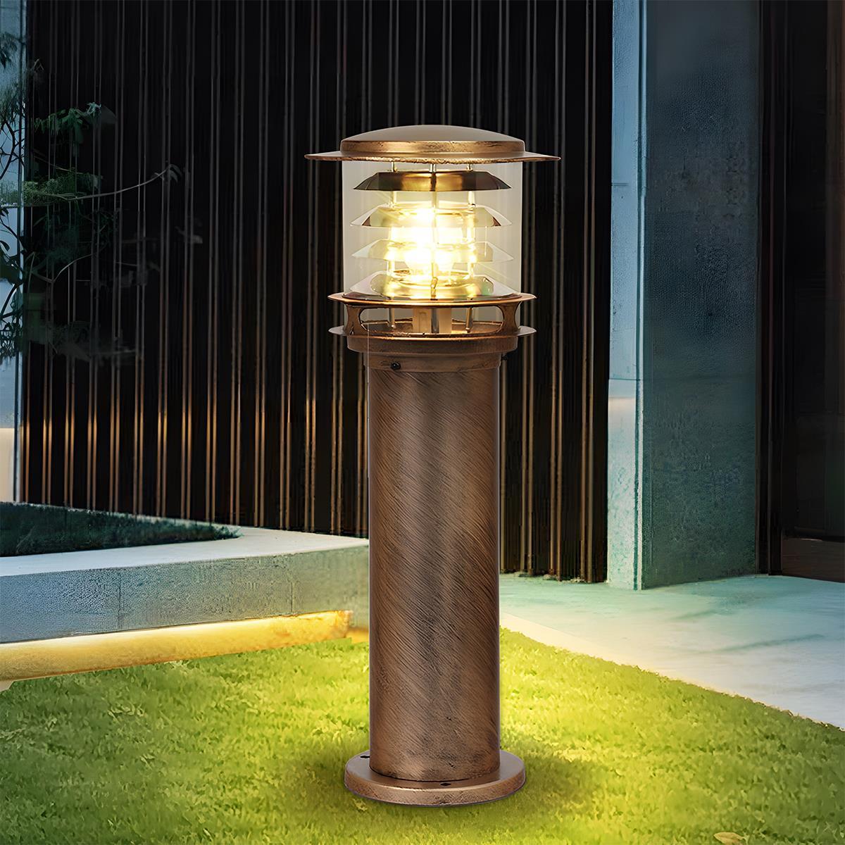 Waterproof Cylinder Tiered LED Outdoor Landscape Lighting