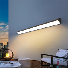 Black Waterproof Outdoor LED Strip Lights Porch Light Exterior Wall Lights