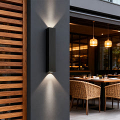 Waterproof Outdoor Rectangular Up and Down Exterior Wall Lights