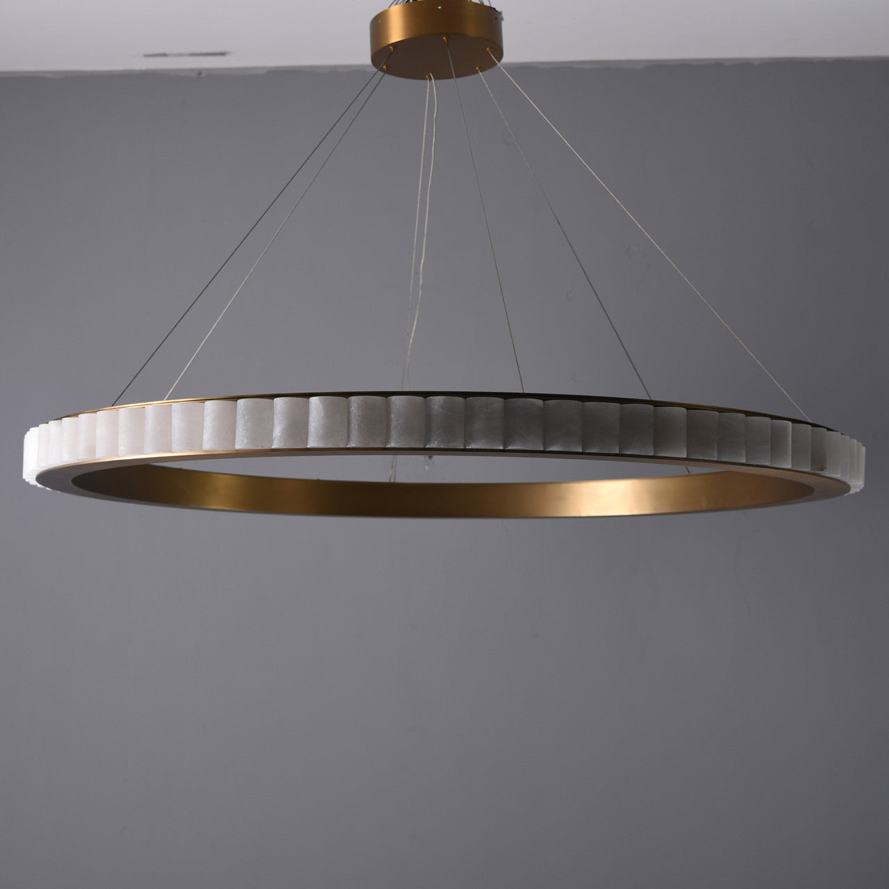Yohanna Alabaster Pendant 55"